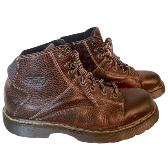 Vintage Dr Martens Y2K Original Made in England Leather Thick Sole Boot Men’s 10 main image 9
